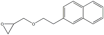 1-[2-(2-Naphtyl)ethoxy]-2,3-epoxypropane,,结构式