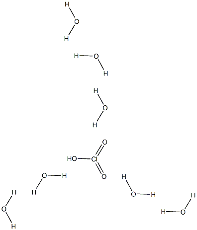 Chloric acid heptahydrate 结构式