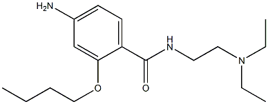 4-Amino-2-butoxy-N-[2-(diethylamino)ethyl]benzamide,,结构式