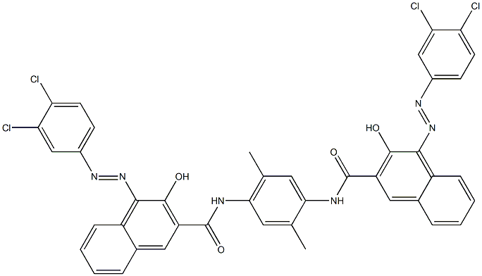 N,N'-(2,5-Dimethyl-1,4-phenylene)bis[4-[(3,4-dichlorophenyl)azo]-3-hydroxy-2-naphthalenecarboxamide]