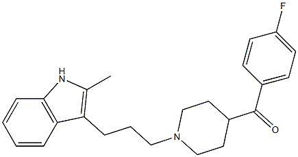 3-[3-[4-(4-Fluorobenzoyl)piperidino]propyl]-2-methyl-1H-indole|