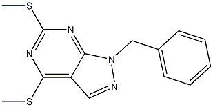 4,6-Bis(methylthio)-1-benzyl-1H-pyrazolo[3,4-d]pyrimidine