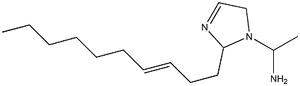 1-(1-Aminoethyl)-2-(3-decenyl)-3-imidazoline Struktur