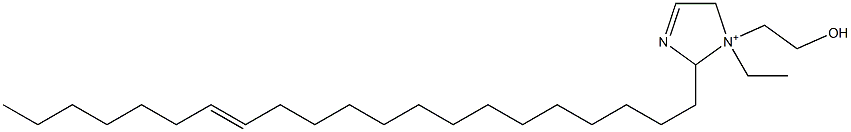 1-Ethyl-2-(14-henicosenyl)-1-(2-hydroxyethyl)-3-imidazoline-1-ium 结构式