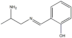 o-[(2-Aminopropylimino)methyl]phenol,,结构式