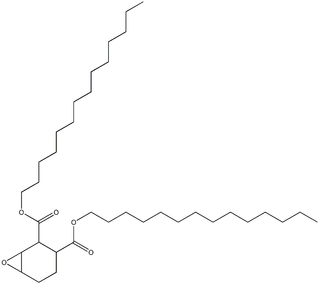 7-Oxabicyclo[4.1.0]heptane-2,3-dicarboxylic acid ditetradecyl ester,,结构式