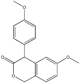 4-(4-Methoxyphenyl)-6-methoxyisochroman-3-one Structure