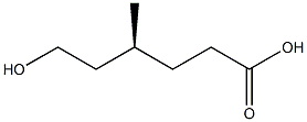 [S,(-)]-6-Hydroxy-4-methylhexanoic acid,,结构式