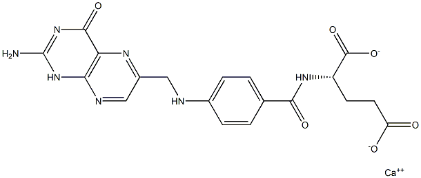 N-[4-[[[(2-Amino-1,4-dihydro-4-oxopteridin)-6-yl]methyl]amino]benzoyl]-L-glutamic acid calcium salt
