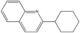 2-シクロヘキシルキノリン 化学構造式