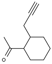 1-Acetyl-2-(2-propynyl)cyclohexane Structure