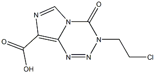 3-(2-Chloroethyl)-3,4-dihydro-4-oxoimidazo[5,1-d]-1,2,3,5-tetrazine-8-carboxylic acid