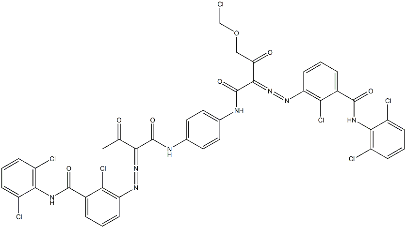 3,3'-[2-(Chloromethyloxy)-1,4-phenylenebis[iminocarbonyl(acetylmethylene)azo]]bis[N-(2,6-dichlorophenyl)-2-chlorobenzamide]