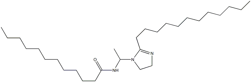 1-(1-Lauroylaminoethyl)-2-dodecyl-2-imidazoline Structure