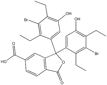 1,1-Bis(3-bromo-2,4-diethyl-5-hydroxyphenyl)-1,3-dihydro-3-oxoisobenzofuran-6-carboxylic acid