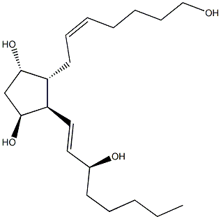 (5Z,9S,11S,13E,15S)-Prosta-5,13-diene-1,9,11,15-tetrol Struktur