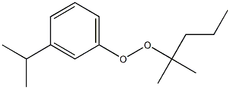 3-Isopropylphenyl 1,1-dimethylbutyl peroxide Struktur