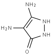 4,5-Diamino-1,2-dihydro-3H-pyrazol-3-one 结构式