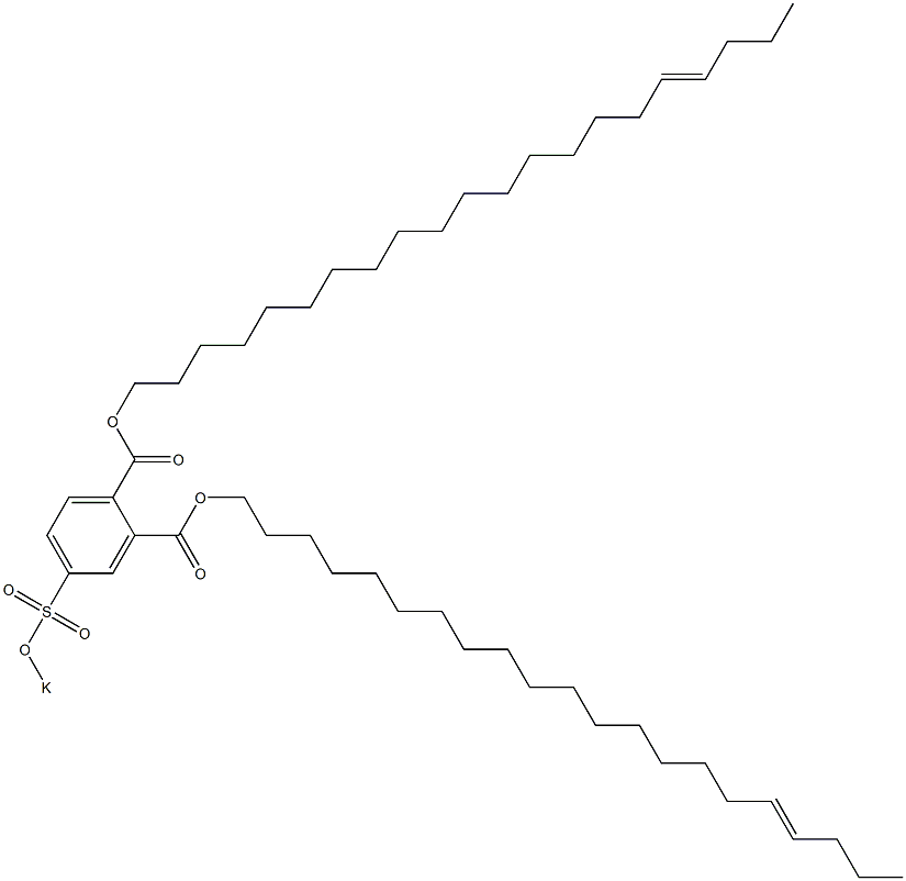 4-(Potassiosulfo)phthalic acid di(17-henicosenyl) ester