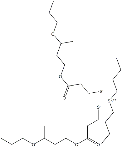 Dibutyltin(IV)bis[3-(3-propoxybutoxy)-3-oxopropane-1-thiolate]|