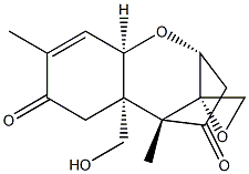 12,13-Epoxy-15-hydroxytrichothec-9-ene-4,8-dione Structure