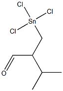 2-[(Trichlorostannyl)methyl]-3-methylbutanal 结构式