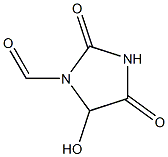 1-Formyl-5-hydroxyhydantoin 结构式