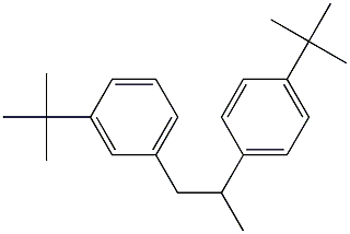 1-(3-tert-Butylphenyl)-2-(4-tert-butylphenyl)propane Structure