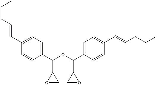 4-(1-Pentenyl)phenylglycidyl ether Struktur