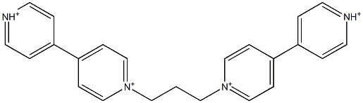 1,1''-(1,3-Propanediyl)bis(4,4'-bipyridin-1-ium) Structure