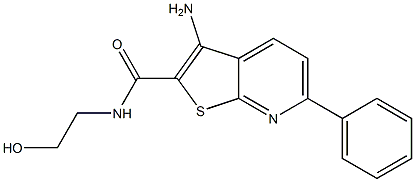 3-Amino-N-(2-hydroxyethyl)-6-phenylthieno[2,3-b]pyridine-2-carboxamide