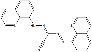 8-[2-[(Cyano)[(quinolin-8-yl)iminoamino]methylene]hydrazino]quinoline|