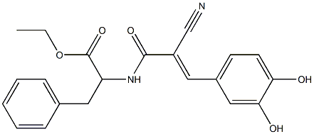 2-[2-Cyano-3-(3,4-dihydroxyphenyl)acryloylamino]-3-phenylpropionic acid ethyl ester|