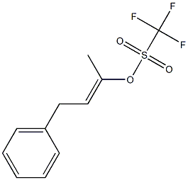 4-Phenyl-2-butene-2-yl=trifluoromethanesulfonate Struktur