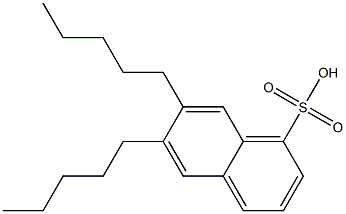 6,7-Dipentyl-1-naphthalenesulfonic acid