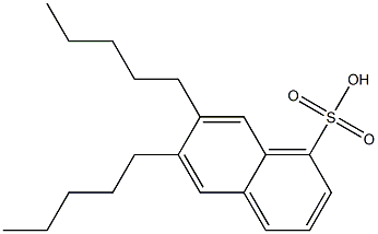  6,7-Dipentyl-1-naphthalenesulfonic acid