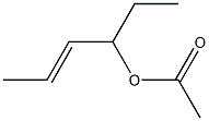 4-Hexene-3-ol acetate Structure