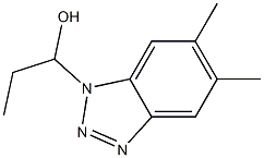 1-(5,6-Dimethyl-1H-benzotriazol-1-yl)-1-propanol,,结构式