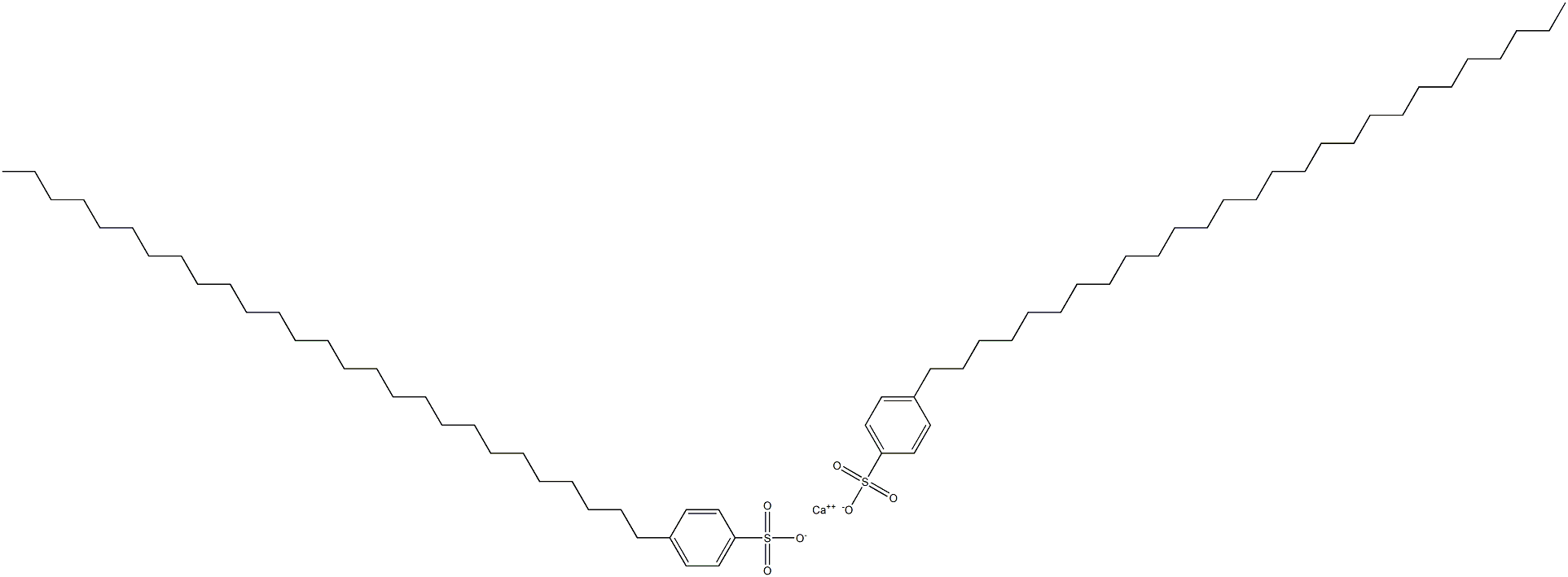 Bis(4-heptacosylbenzenesulfonic acid)calcium salt Structure