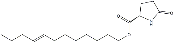 (S)-5-Oxopyrrolidine-2-carboxylic acid 8-dodecenyl ester Structure