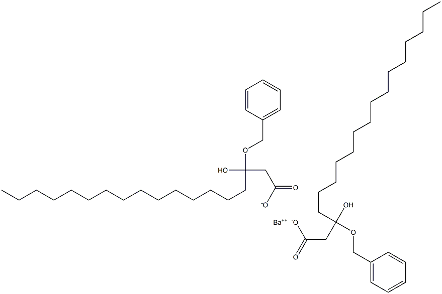  Bis(3-benzyloxy-3-hydroxystearic acid)barium salt