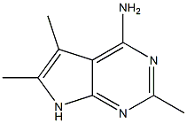  4-Amino-2,5,6-trimethyl-7H-pyrrolo[2,3-d]pyrimidine