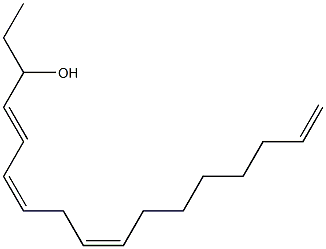  (4E,6Z,9Z)-4,6,9,16-Heptadecatetren-3-ol