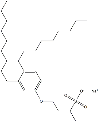 4-(3,4-Dinonylphenoxy)butane-2-sulfonic acid sodium salt|