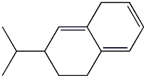 1,2,3,5-テトラヒドロ-3-イソプロピルナフタレン 化学構造式