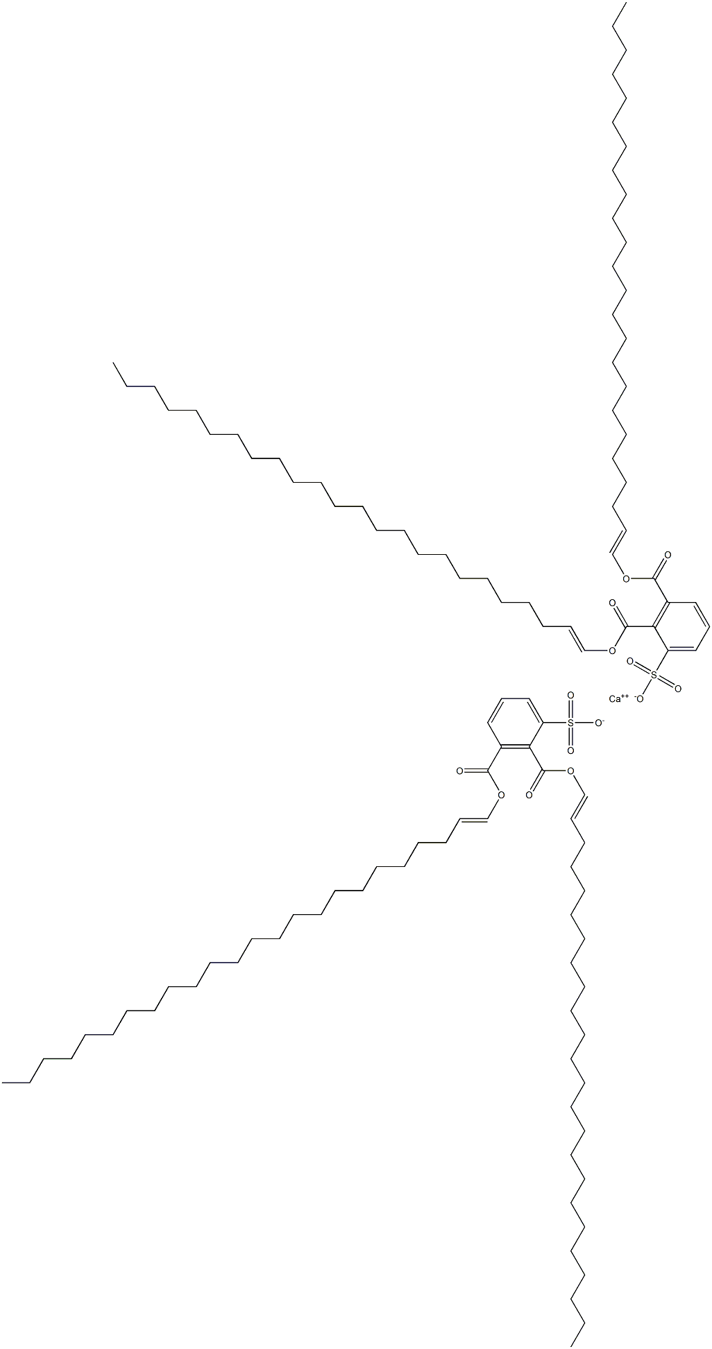 Bis[2,3-di(1-tetracosenyloxycarbonyl)benzenesulfonic acid]calcium salt