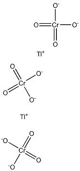 Trichromic acid dithallium(I) salt Structure