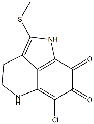 6-Chloro-1,3,4,5-tetrahydro-2-methylthiopyrrolo[4,3,2-de]quinoline-7,8-dione