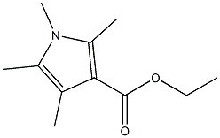 1,2,4,5-Tetramethyl-1H-pyrrole-3-carboxylic acid ethyl ester Structure