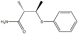 (2S,3R)-3-Phenylthio-2-methylbutanamide,,结构式